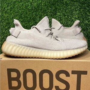 Adidas Yeezy Boost 350 V2 in Light Gray and Cream